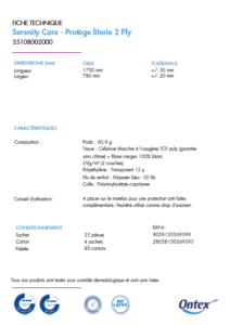Serenity Care Drawsheet 78 x 175cm 2ply 100