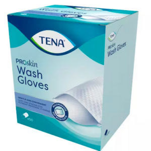 TENA Wash Glove - plastifié