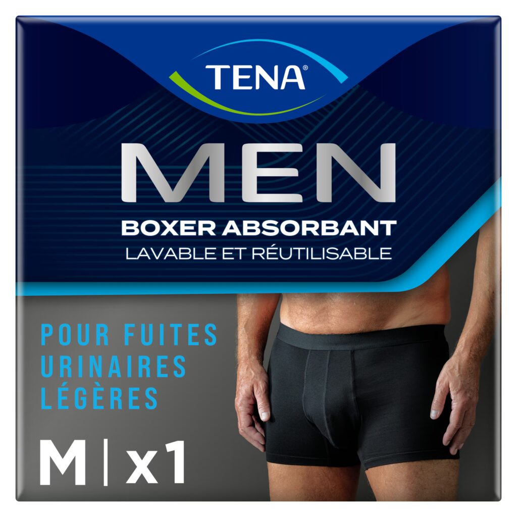 TENA Men Protection lavable Boxer Noir M