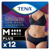 TENA Silhouette Plus Noir Taille basse M
