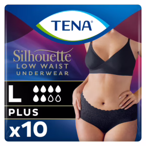 TENA Silhouette Plus Noir Taille basse L